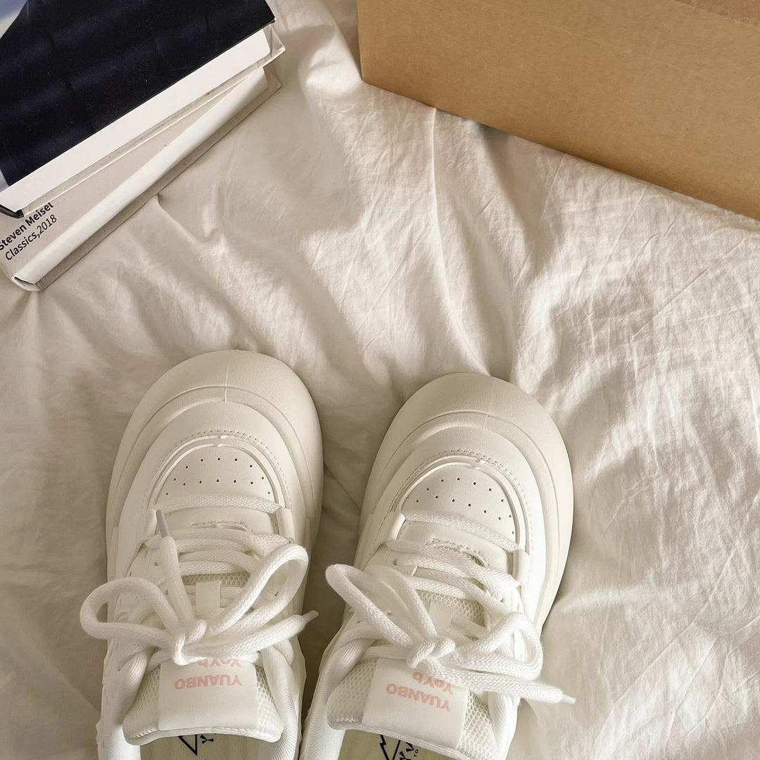 Damen Sportliche Sneakers mit übergroßem Sohlenprofil und atmungsaktiven Einsätzen R&B