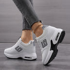Damen Komfortable und stylische Freizeitsneaker mit dämpfendem Fußbett