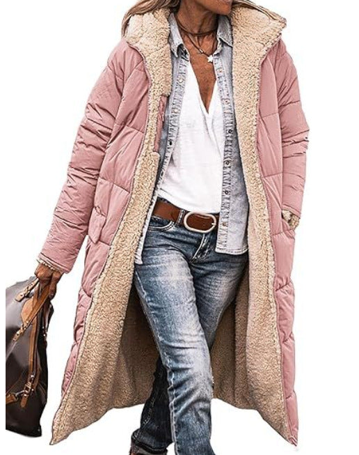 R&B | Langer Gesteppter Puffer-Mantel