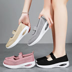 Damen Atmungsaktive Sneaker mit elastischem Riemchen und dämpfender Sohle R&B