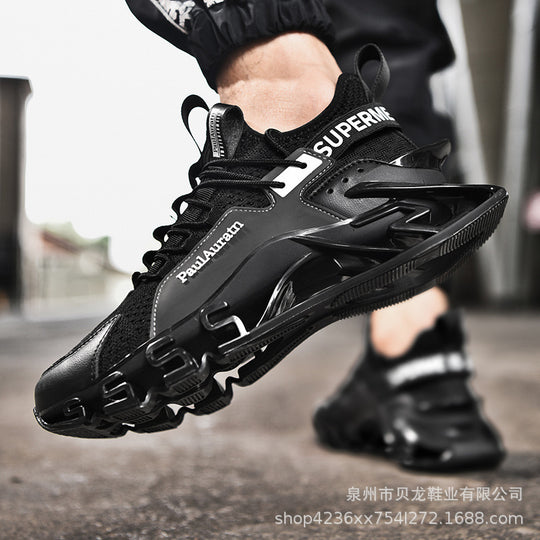 Damen Sportliche Hochleistungs-Sneaker mit atmungsaktiver Mesh-Oberfläche und rutschfester Sohle R&B