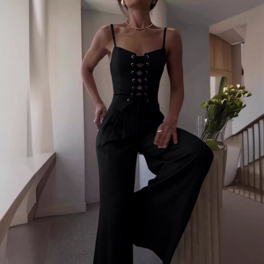 Damen Korsettbluse mit Schnüroptik R&B