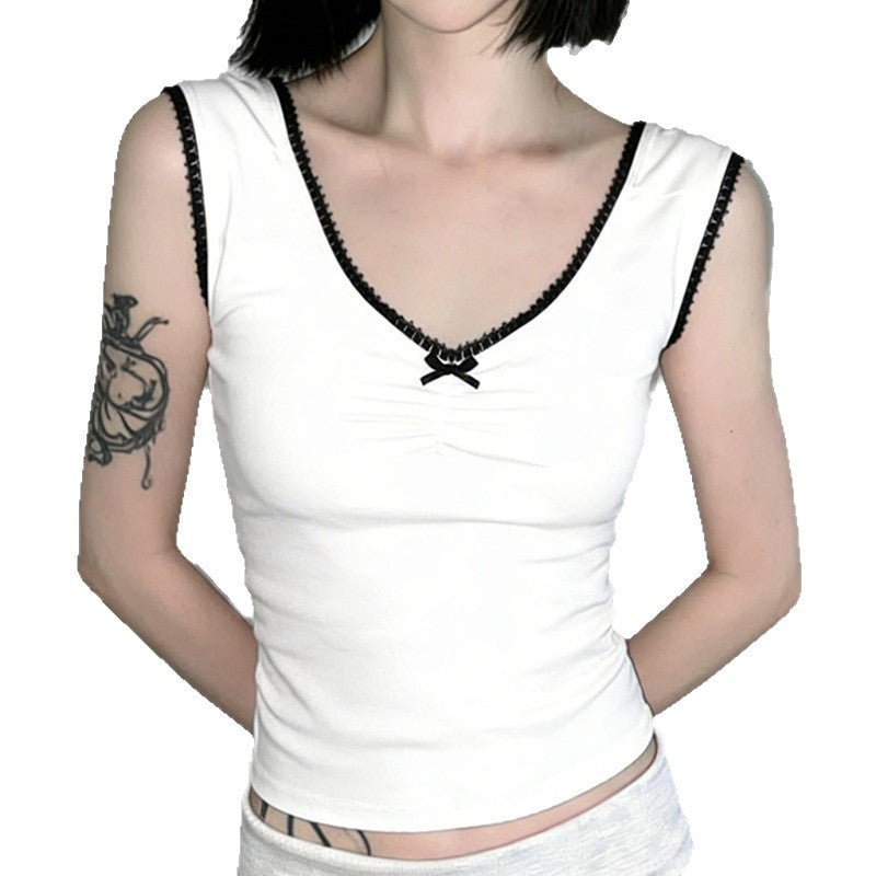 Damen verführerischer Bodysuit mit feinen Spitzenakzenten R&B
