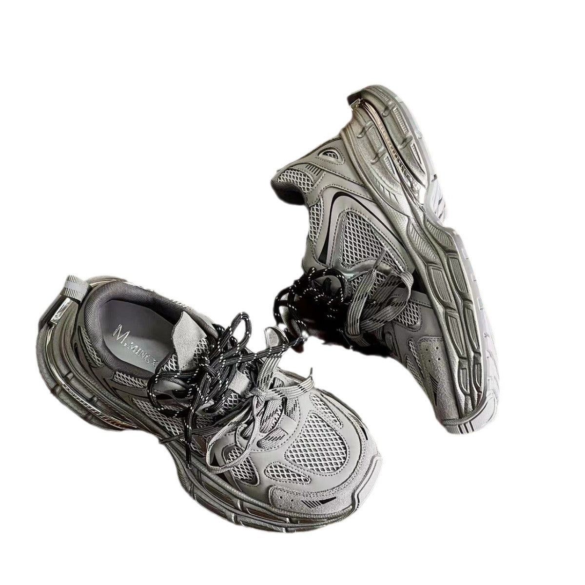 Damen Sportliche Lauf Sneakers mit atmungsaktiver Mesh-Oberfläche R&B