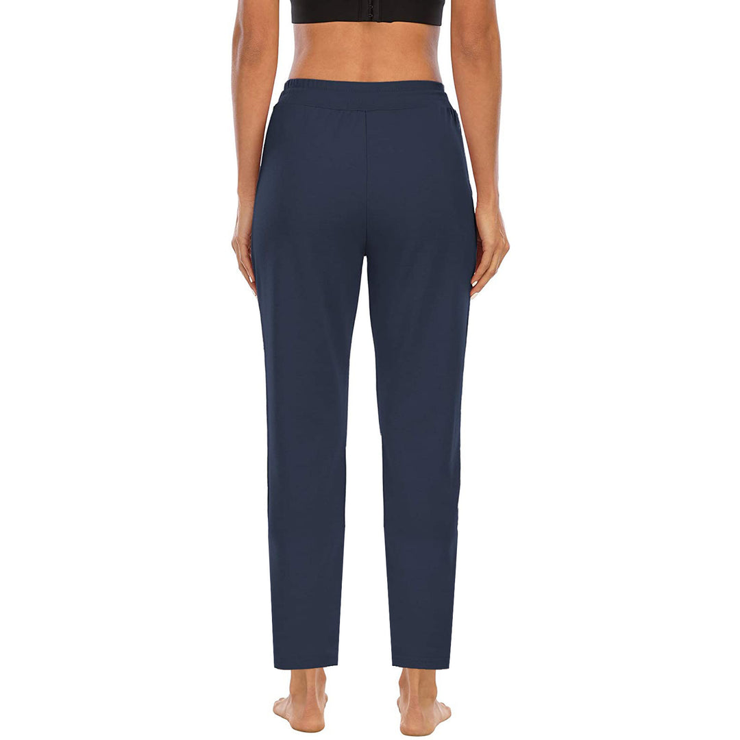 Damen bequeme Freizeithose mit elastischem Bund und seitlichen Taschen R&B
