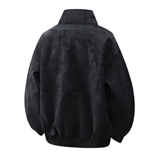 Damen Designer Übergangsjacke mit hohem Kragen und praktischen Reißverschlusstaschen R&B