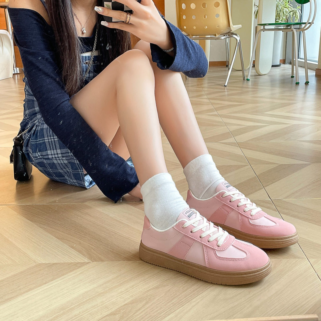 Damen Sportliche Sneakers mit rutschfester Sohle und atmungsaktiver Oberflächenstruktur R&B