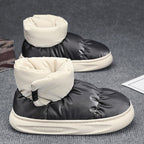 Damen Kuschel Sneaker mit hohem Kragen R&B