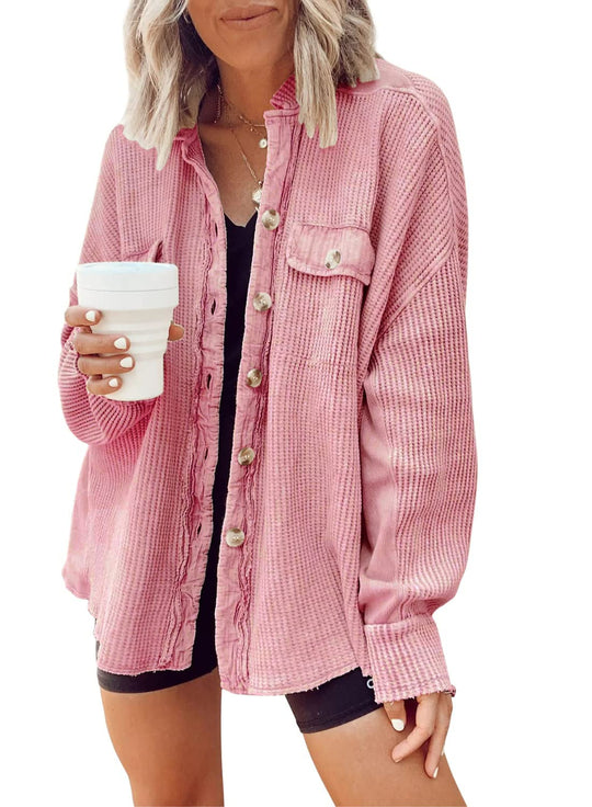 Damen Oversized Weste R&B