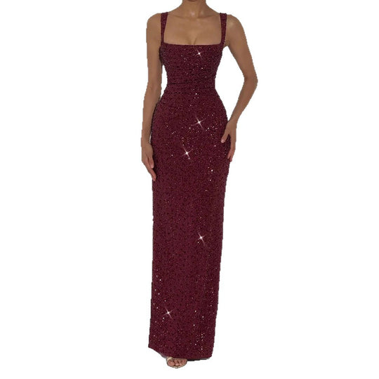 Damen glamouröses Abendkleid R&B