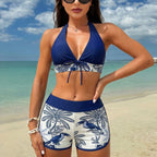 Damen Bikini-Oberteil mit hohem Tragekomfort und modischem Hosen-Design R&B