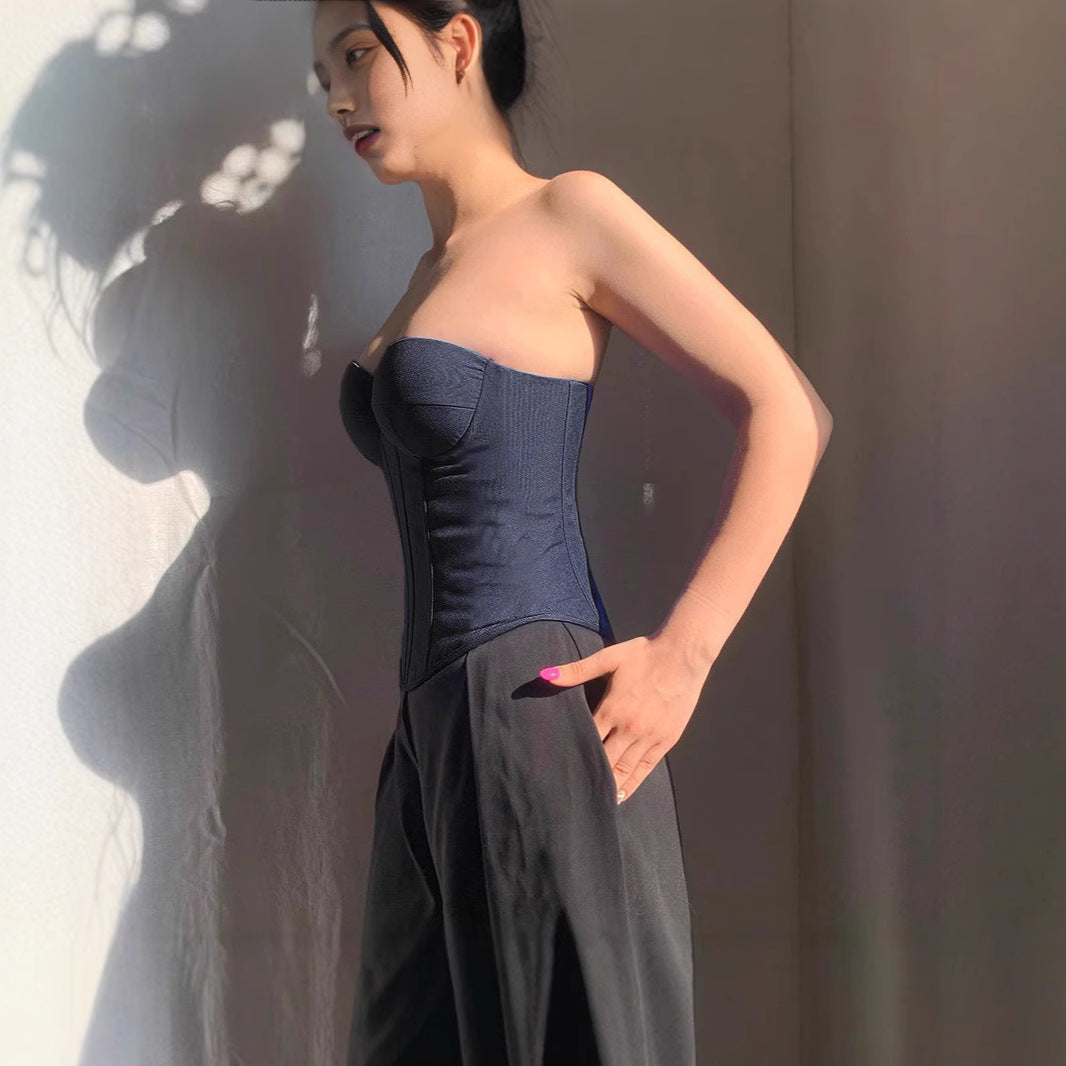 Damen Korsettoberteil mit verstärktem Bustier R&B