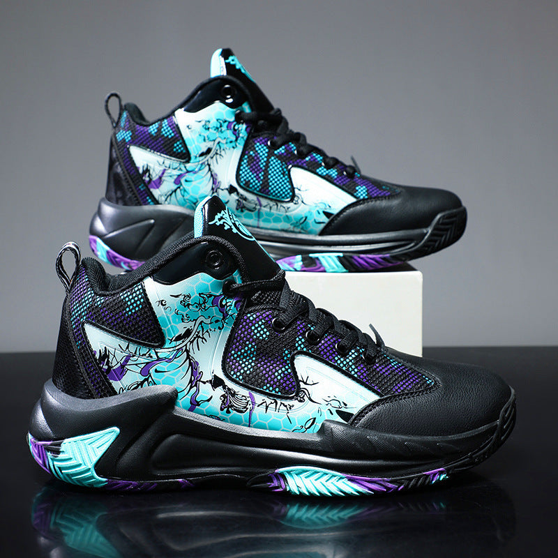 Damen Sportliche Basketball Sneakers mit atmungsaktiver Mesh-Oberfläche R&B