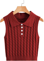 Damen Stricktop mit Kollo