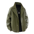 Herren modische Oversized jacke mit elegantem Kragen und praktischen Taschen R&B