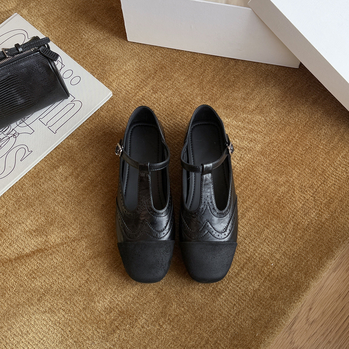 Damen Elegante Mary Jane Schuhe mit klassischem Schnitt und modischem Riemchen R&B