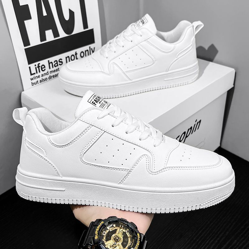 Damen Sportliche Leder Sneakers mit gepolsterter Innensohle