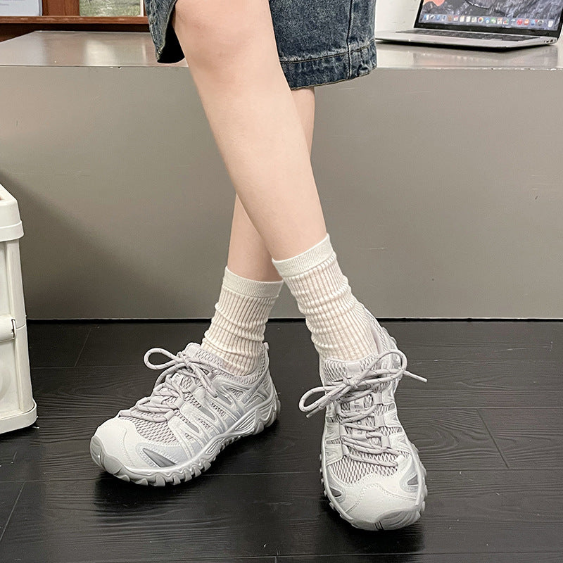 Damen Sneakers mit ergonomischem Design und atmungsaktiver Mesh-Oberfläche R&B