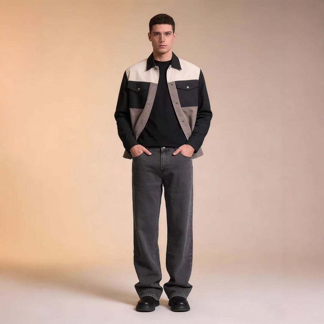 Herren Cargo-Jeans mit praktischen Taschen und lässigem Schnitt R&B
