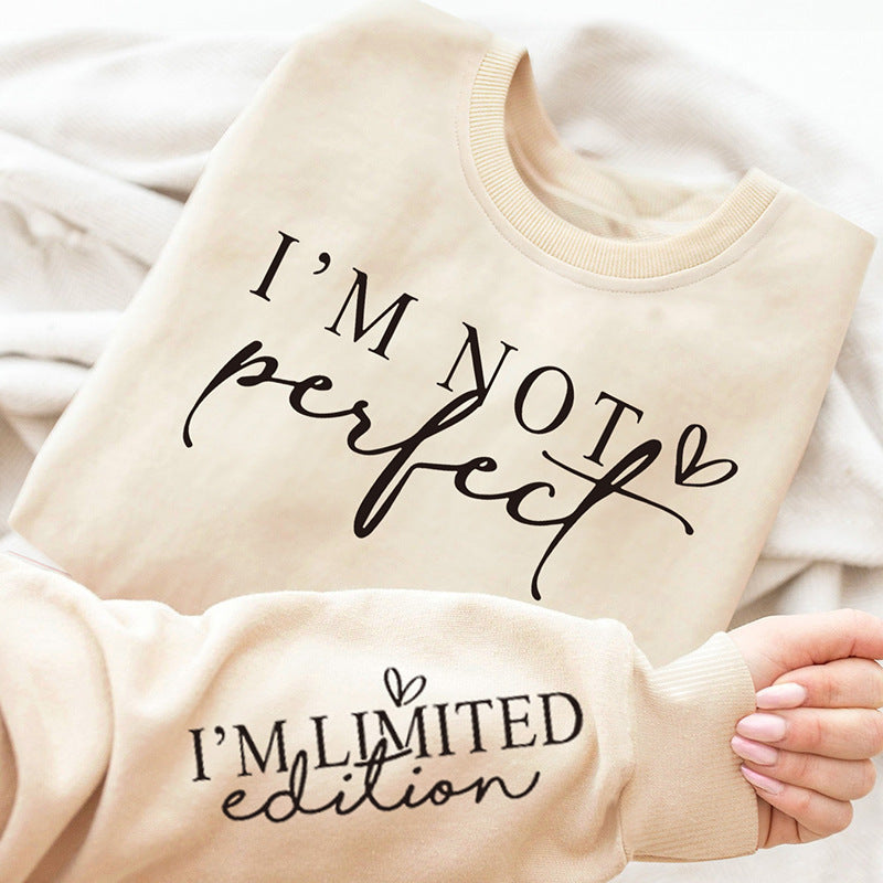Damen Oversized Sweatshirt mit einzigartigem Statement-Print Heidi Mode
