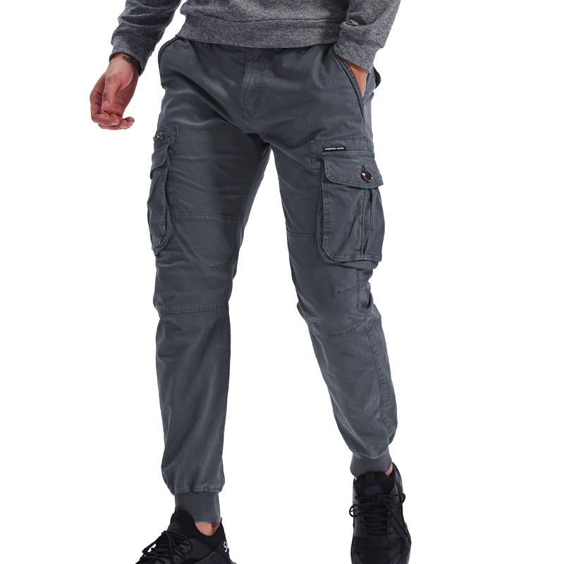Herren Cargo-Hosen mit praktischen Taschen und elastischem Bund R&B