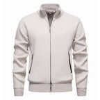 Herren leichte Strickjacke mit modernem Zipper und sportlichem Design