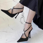 Damen elegante spitzeabsatz Schuhe mit verstellbaren Riemen R&B