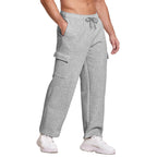 Damen nan weiche Cargo-Jogginghose mit Kordelzug und Seitentaschen R&B