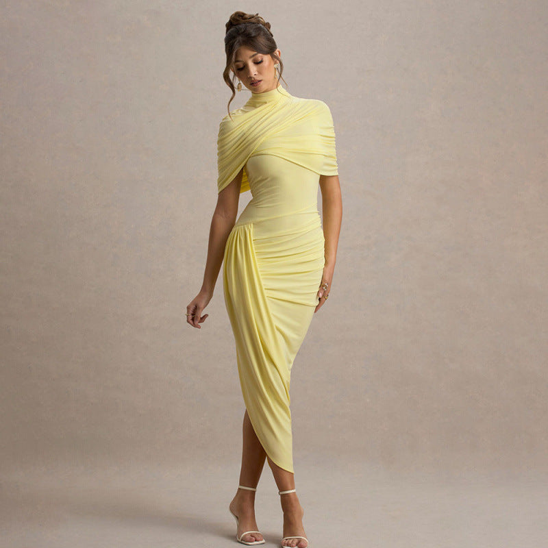 Damen Drapiertes Abendkleid R&B