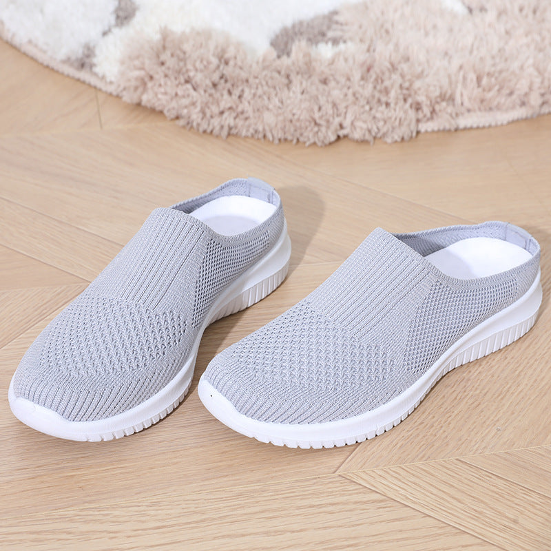Damen bequeme und atmungsaktive Slip-On Sneaker R&B