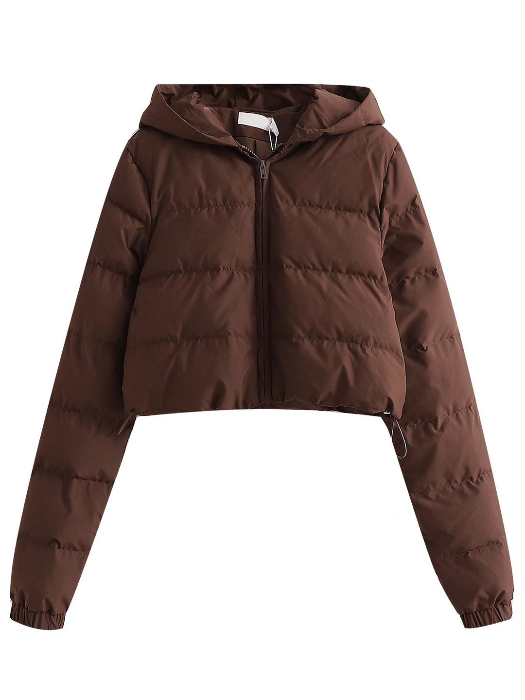 Damen gesteppte Übergangsjacke mit Kapuze und praktischem Reißverschluss R&B