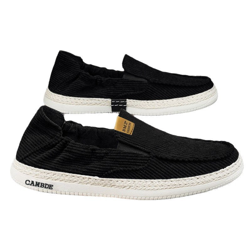 Damen Bequeme Slip-On Freizeitschuhe mit elastischem Obermaterial
