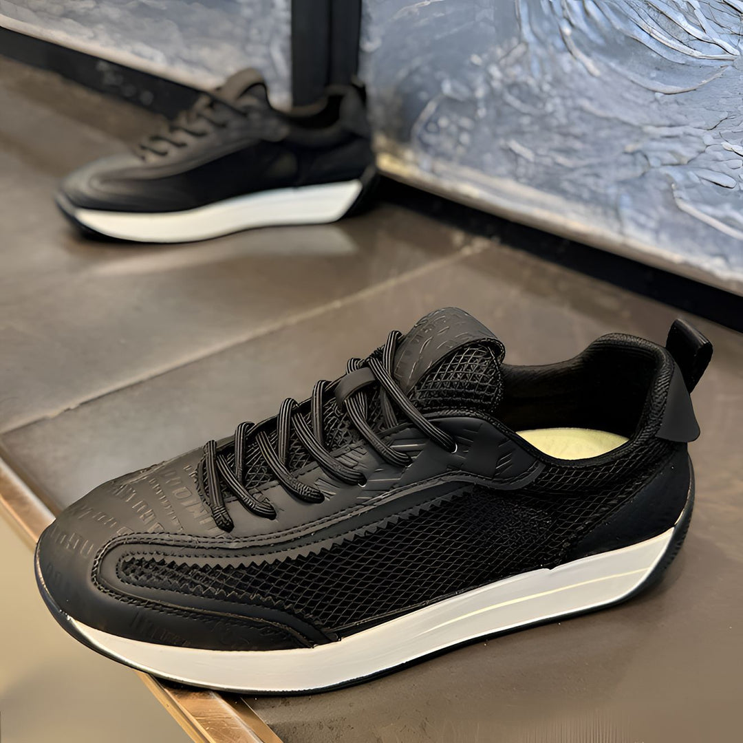Damen Sportliche und modische Sneakers mit atmungsaktiver Oberflächenstruktur R&B