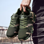 Damen Sportliche Camouflage Sneakers mit dämpfender Sohle R&B