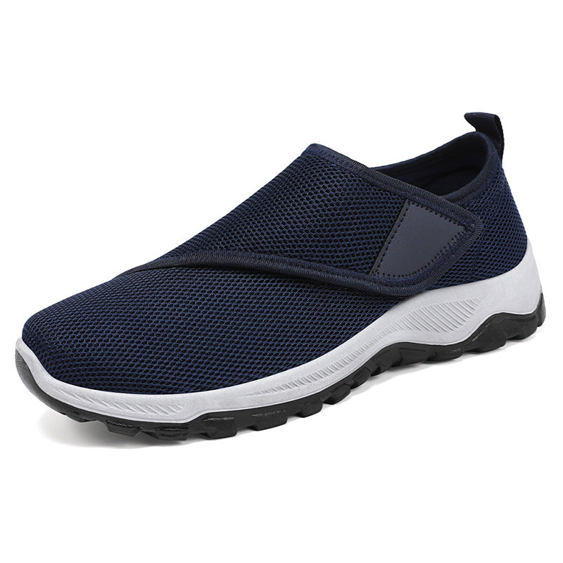 Damen nan atmungsaktive Slip-On Sneaker mit Klettverschluss und gedämpfter EVA-Zwischensohle R&B