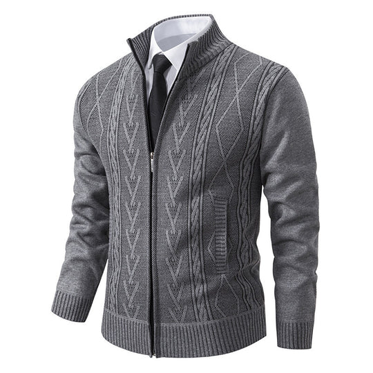 R&B- Pullover mit Reißverschluss für Männer