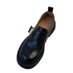 Damen Modische Slip-On Schuhe mit komfortabler Gummisohle und eleganter Schnallenapplikation