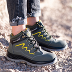 Sicherheit Ankle Schuhe Anti-smashing Stahl Kappe Kappe Stiefel Männer Bau Arbeit stiefel R&B