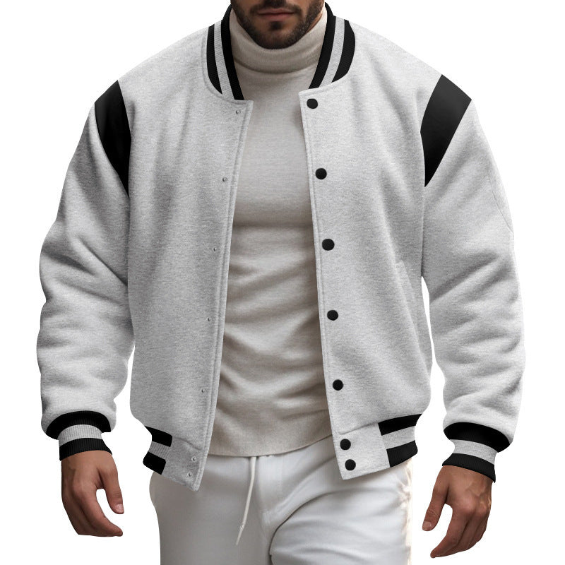 Herren sportliche Collegejacke R&B