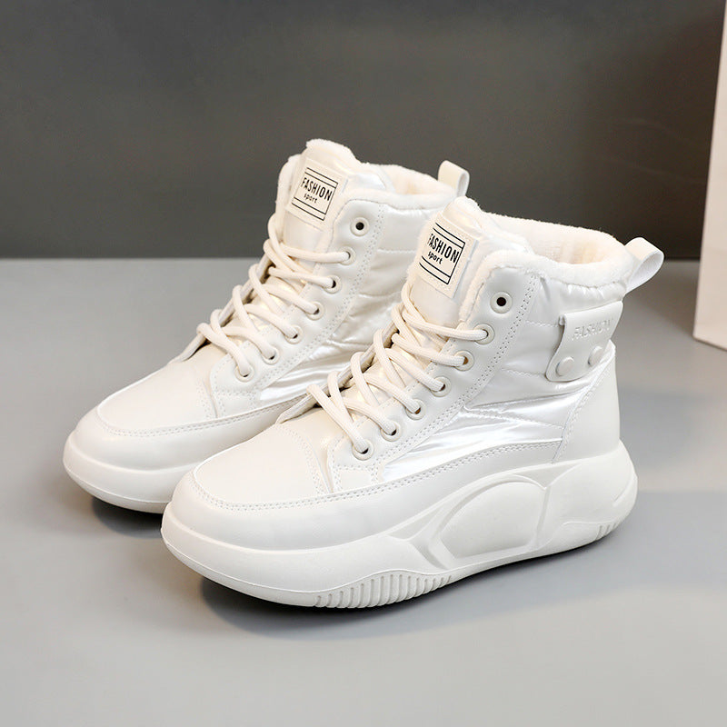 Damen Winterliche Schnürstiefel mit kuscheligem Innenfutter und rutschfester Laufsohle R&B