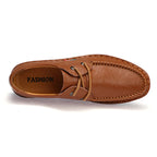 Herren Elegante und bequeme Lederhalbschuhe R&B