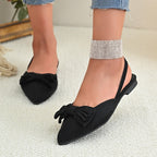 Damen Ballerinas mit stilvollem Schleifendetail und eleganter Spitze R&B