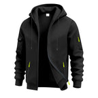 Herren funktionale Kapuzenjacke mit technischen Taschen R&B