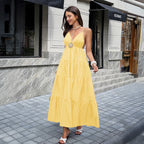 Damen Maxikleid mit zartem Verzierungsdetail R&B