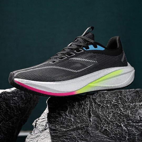 Damen Hochleistungs-Laufschuhe mit atmungsaktiver Oberflächenstruktur und optimierter Dämpfung R&B