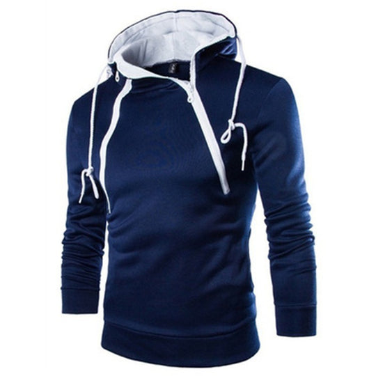 Herren moderne Kapuzenpullover mit praktischem Reißverschluss R&B
