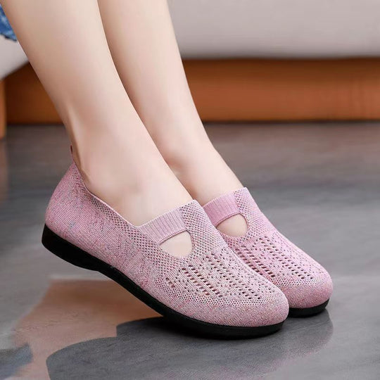 Damen Bequeme Freizeitschuhe mit atmungsaktiver Obermaterialstruktur R&B