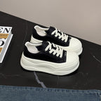 Damen modische Sneakers mit hoher Plateau-Sohle und atmungsaktiver Oberfläche R&B