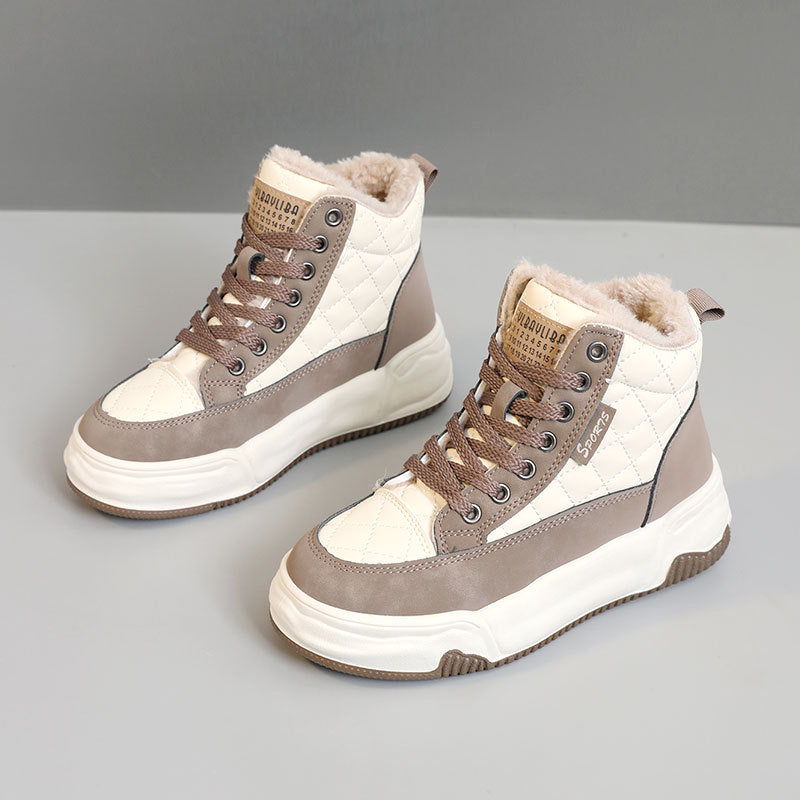 Damen Modische Winter Sneaker mit kuscheligem Innenfutter und robustem Profil R&B
