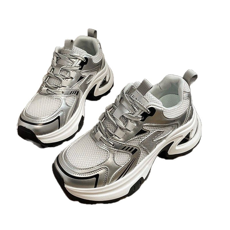 Damen Sportliche Sneakers mit atmungsaktiver Mesh-Oberfläche und stoßdämpfendem System R&B